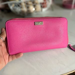 Hot pink, Kate Spade wallet